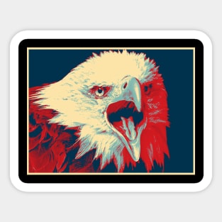 Eagle Head Pop 6 Sticker